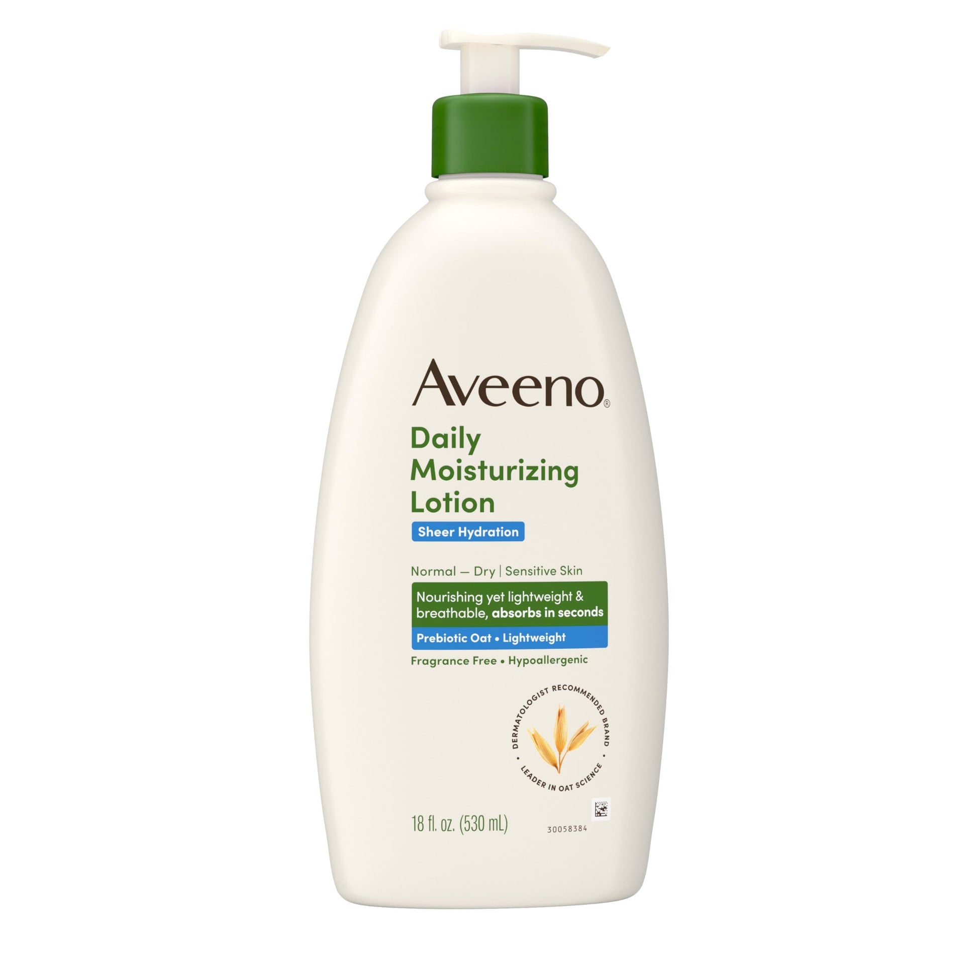 Breathable skin barrier repair lotion with natural colloidal oatmeal