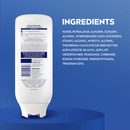 Authentic Nivea USA skincare product 13.5 fluid ounce bottle