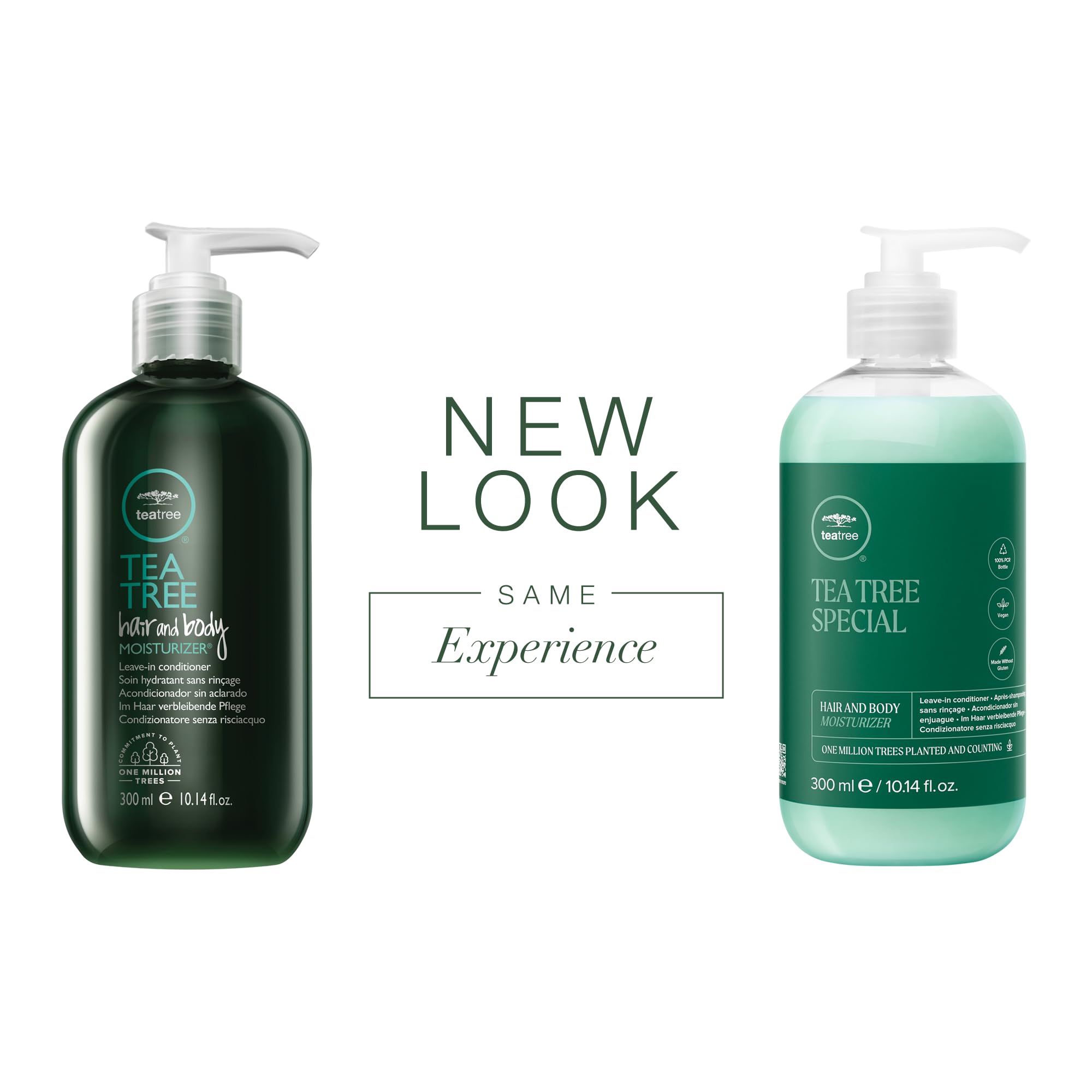 Tea Tree Hair and Body Moisturizer 300ml bottle