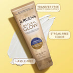 Jergens firming lotion packaging and branding display