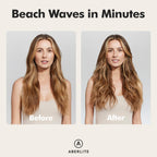 Aberlite 6 Fluid Ounces sea salt spray showing volume boosting instructions