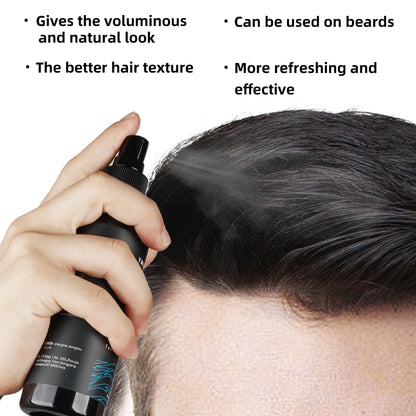 Volumizing sea salt spray product packaging for authentic USA import
