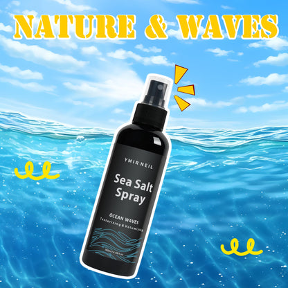 Natural texture hair spray bottle angle showcasing brand details