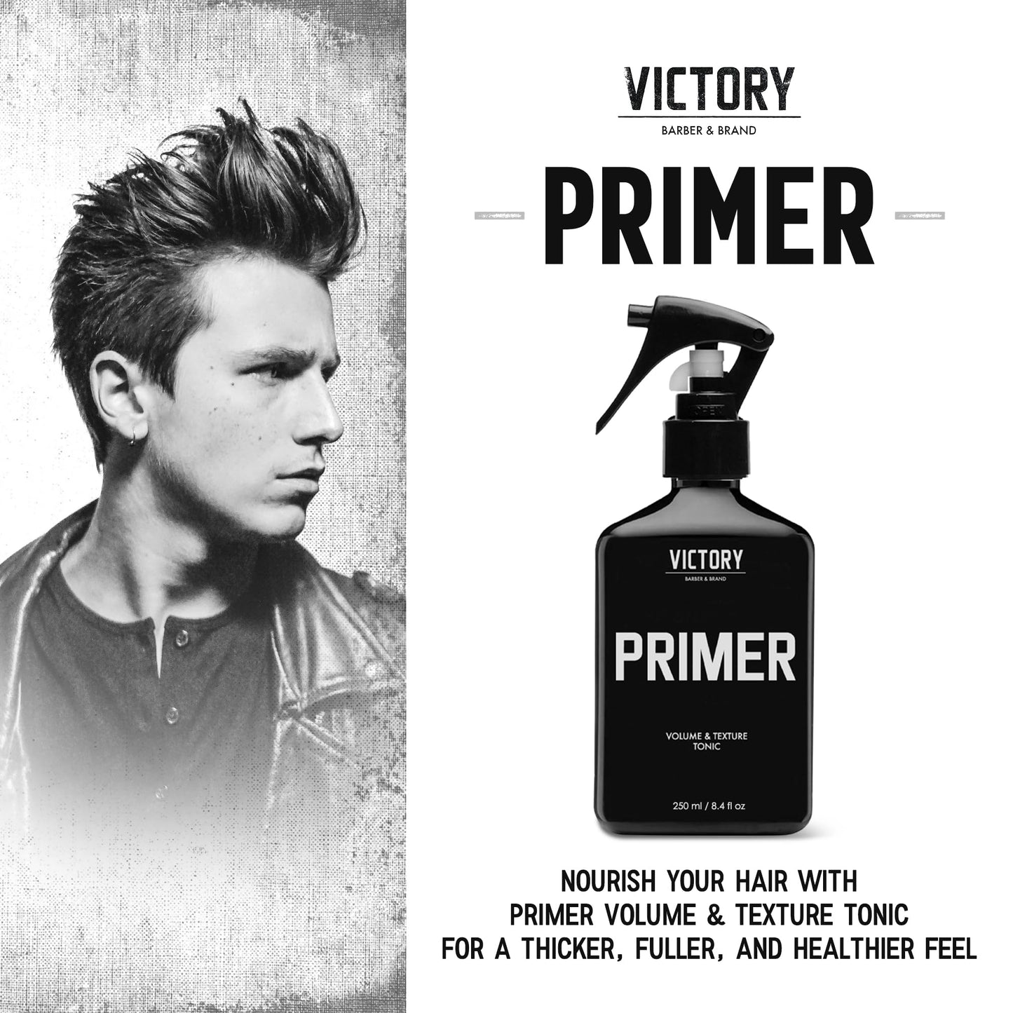 Close up of Victory Barber And Brand spray nozzle