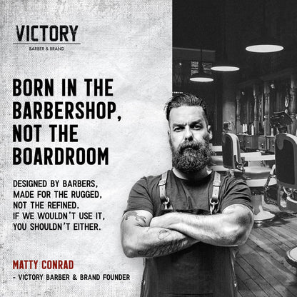 Texture and consistency of Victory Barber And Brand styling spray
