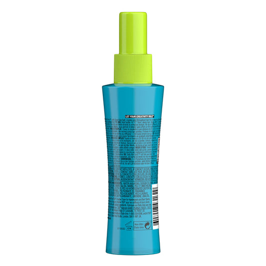 Blue bottle of Tigi Bed Head Salty Not Sorry sea salt spray