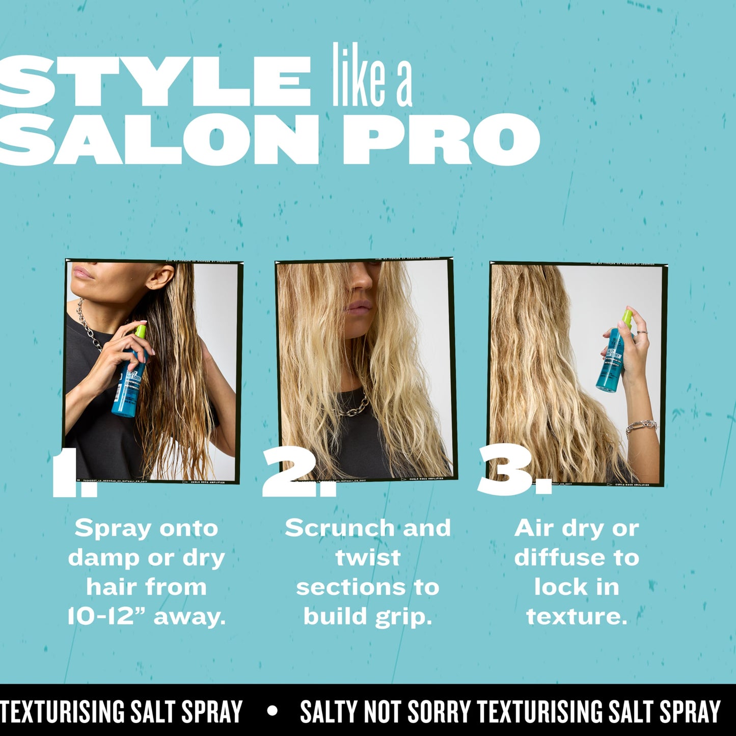 Tigi Bed Head Salty Not Sorry spray for natural undone hairstyles