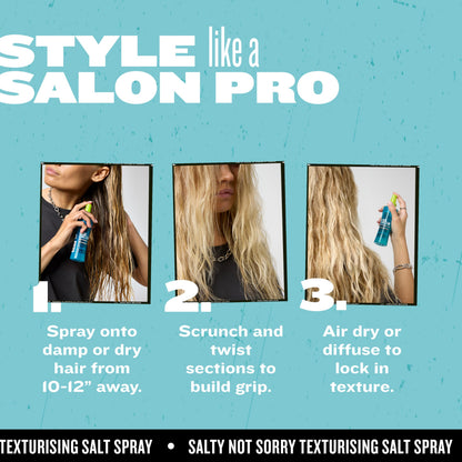 Tigi Bed Head Salty Not Sorry spray for natural undone hairstyles