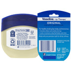 Vaseline petroleum jelly jar open texture view