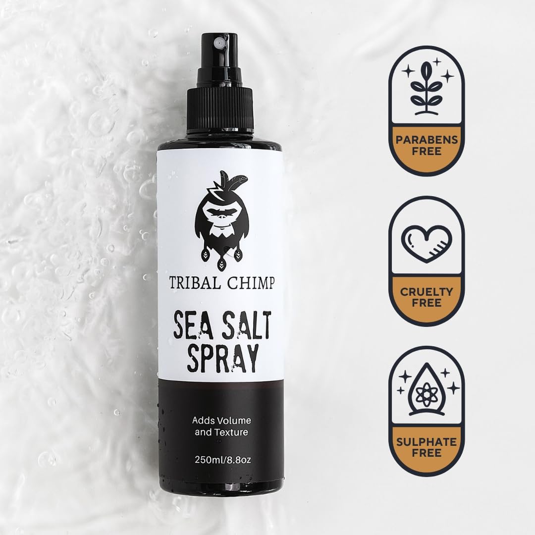 Tribal Chimp non-toxic sea salt hair spray for all hair types