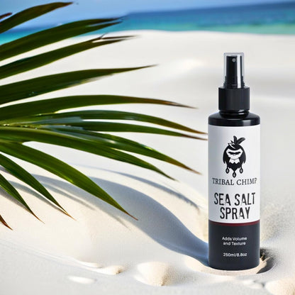 Tribal Chimp 250ml sea salt spray bottle isolated on white background