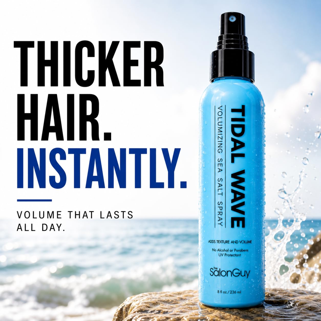 TheSalonGuy Tidal Wave professional volumizing hair spray bottle