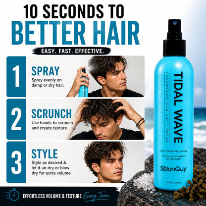 Beach wave styling mist for men and women