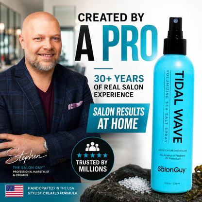 Professional hair texturizing spray 236 milliliter bottle