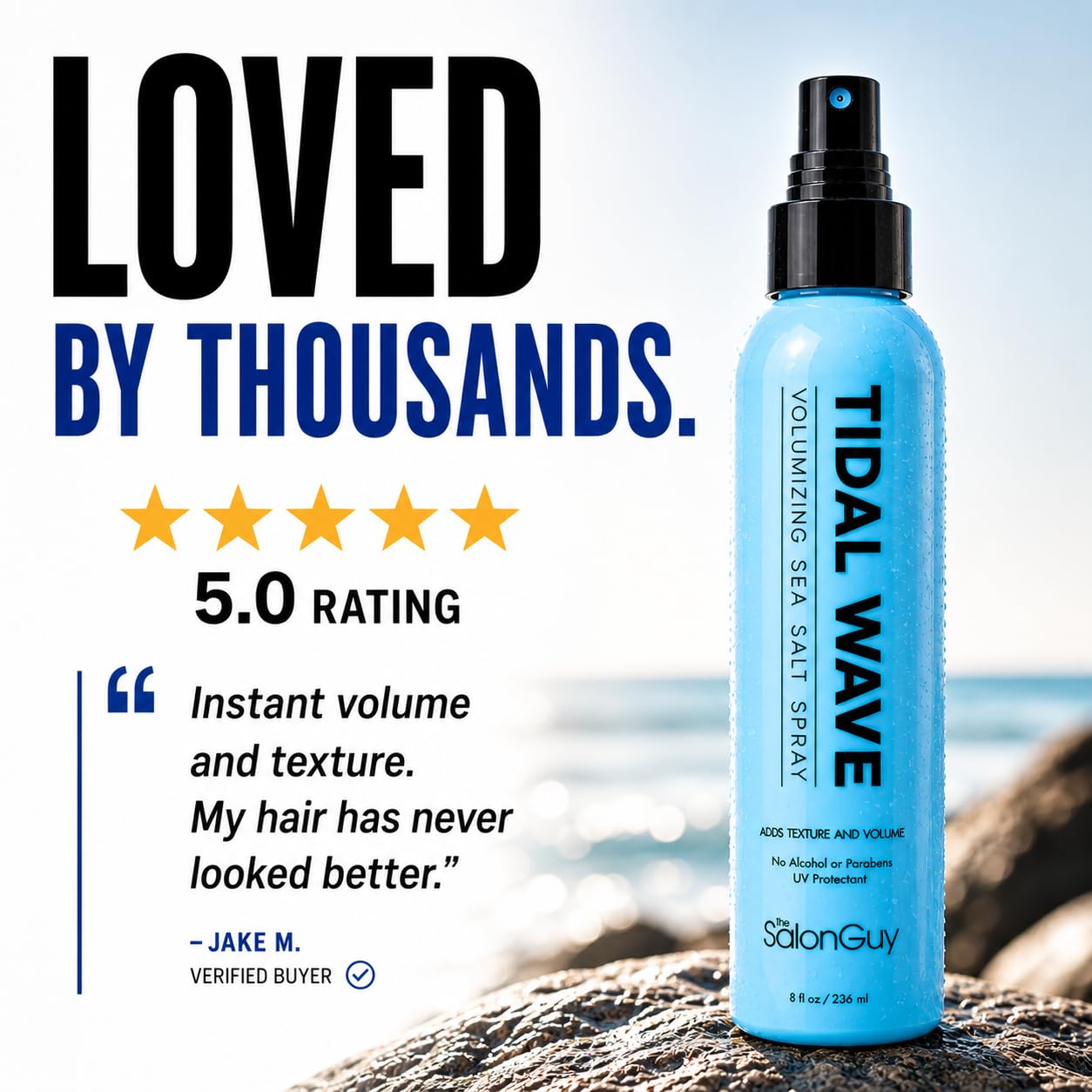 TheSalonGuy Tidal Wave hair spray for beach waves