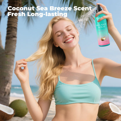 USA imported sea salt spray for curly hair texture definition