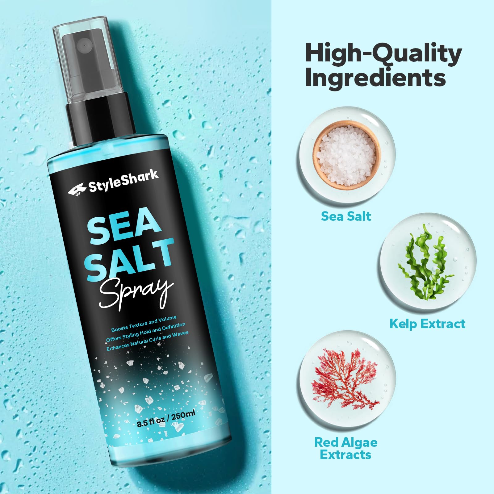 StyleShark Sea Salt Spray packaging box