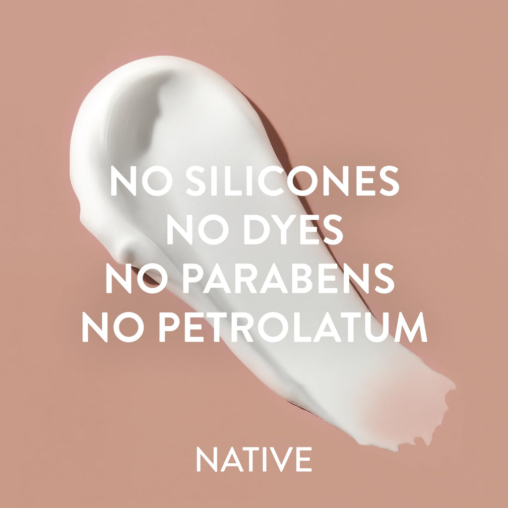 Native coconut and vanilla body lotion lifestyle setting