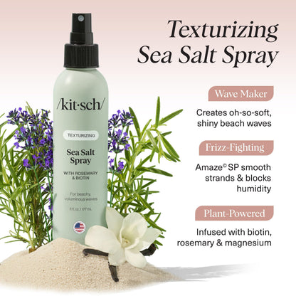 Authentic Kitsch imported hair styling spray application overview