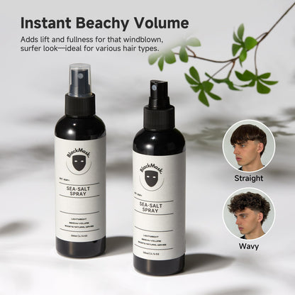 BlackMask lightweight volumizing hair spray back label ingredients
