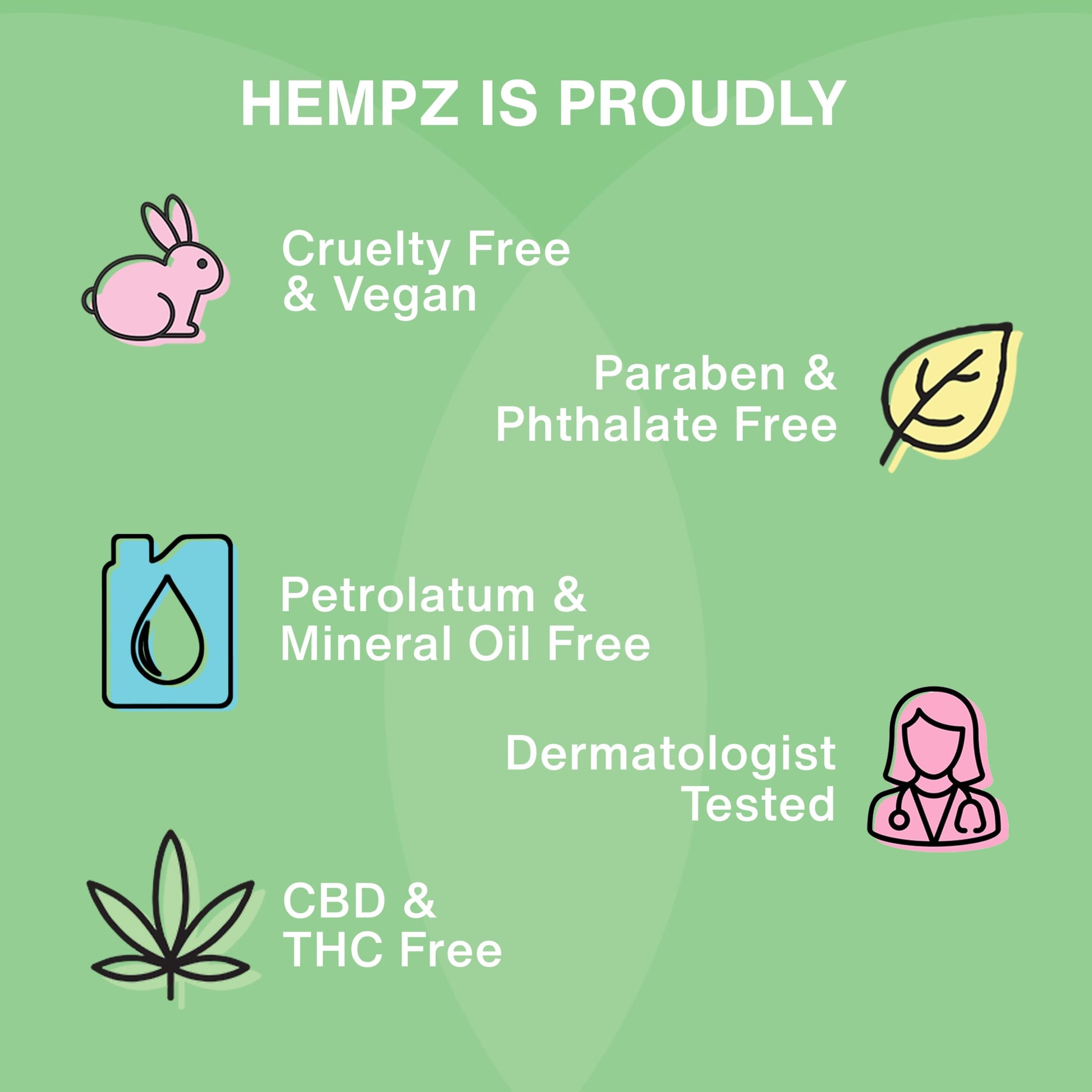 Hempz Original moisturizer bottle next to everyday skincare essentials