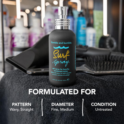 Side profile of Bumble and bumble 1.7 fluid ounce spray