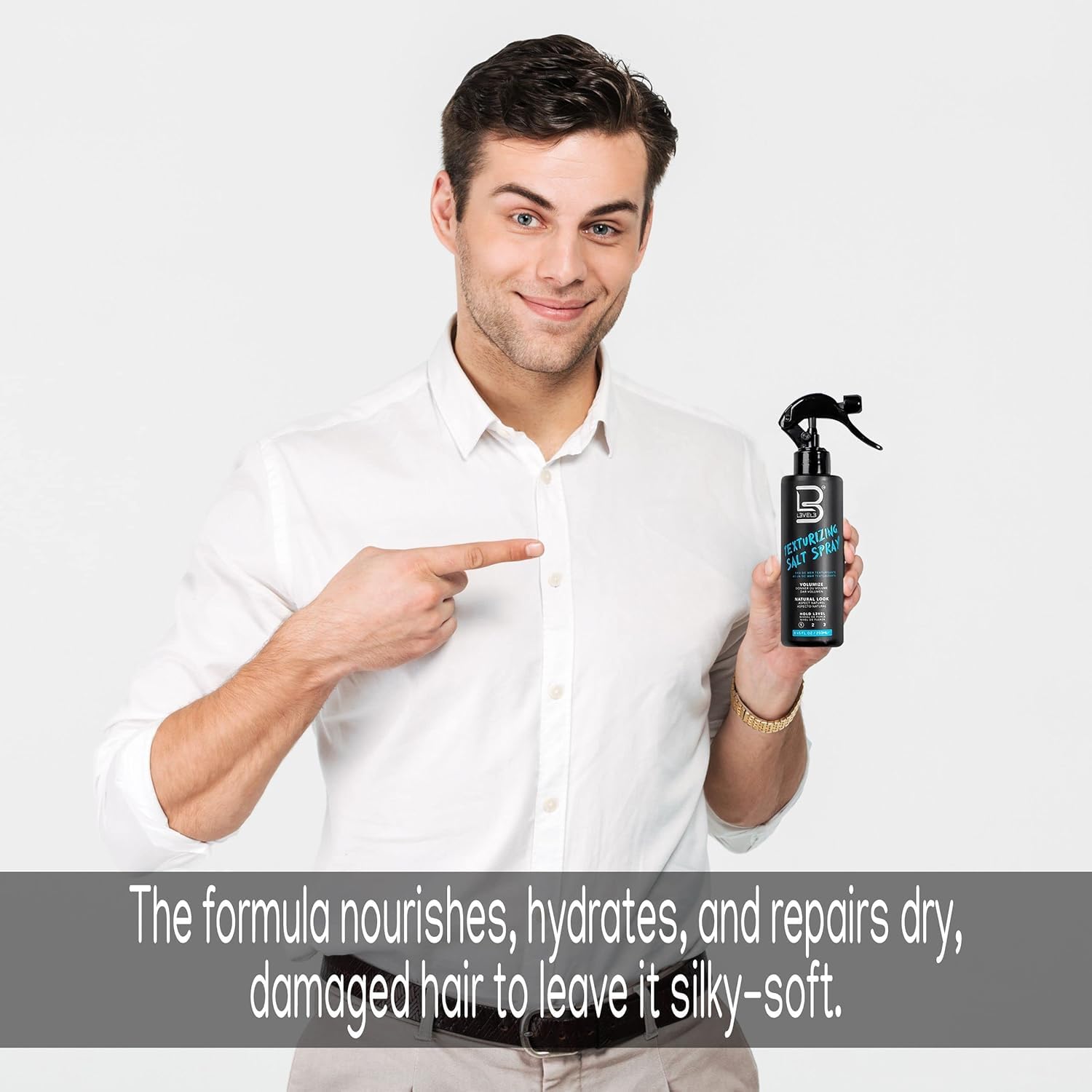 L3 Level 3 casual finish light hold hair styling spray