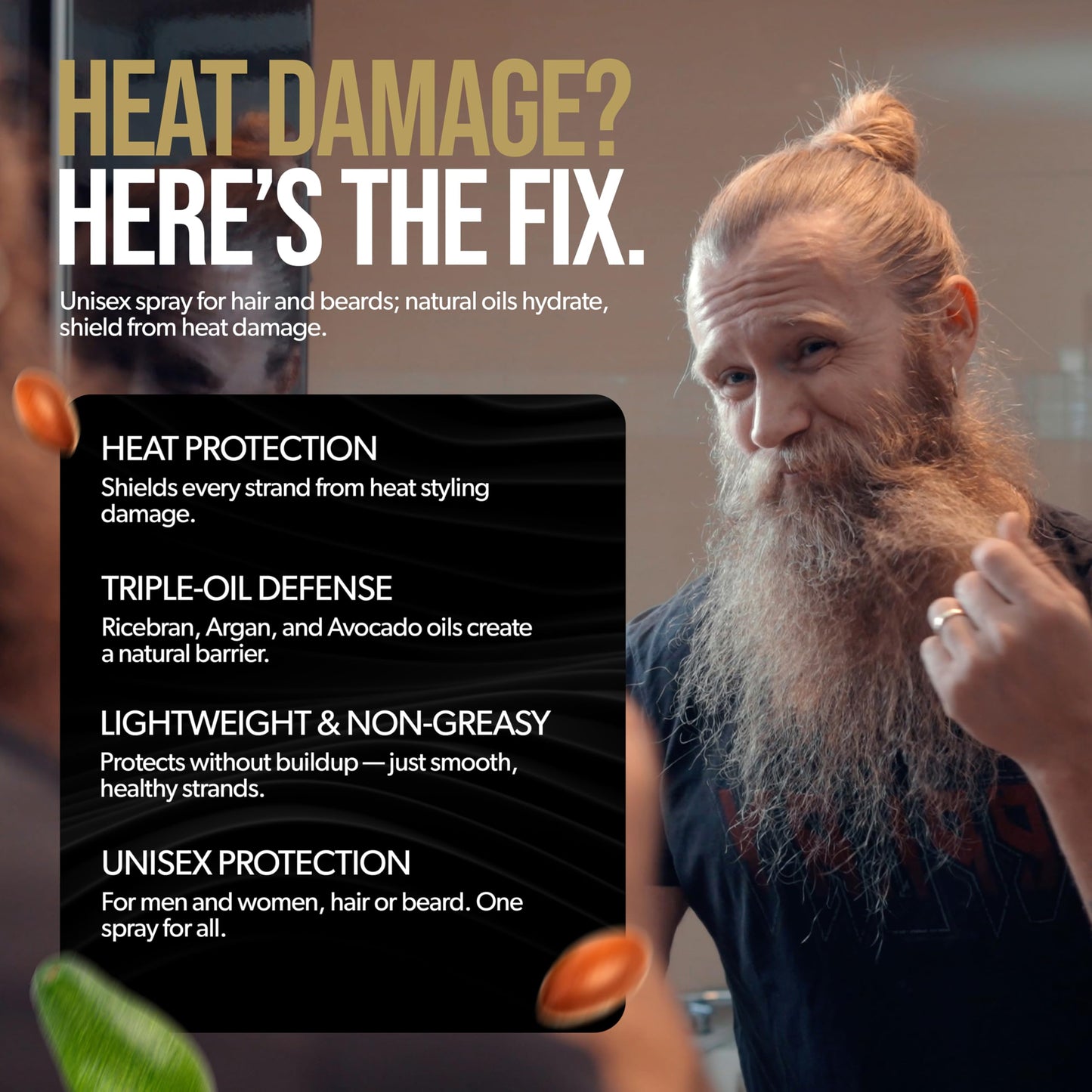 The Beard Struggle thermal protector spray 4 fluid ounce bottle