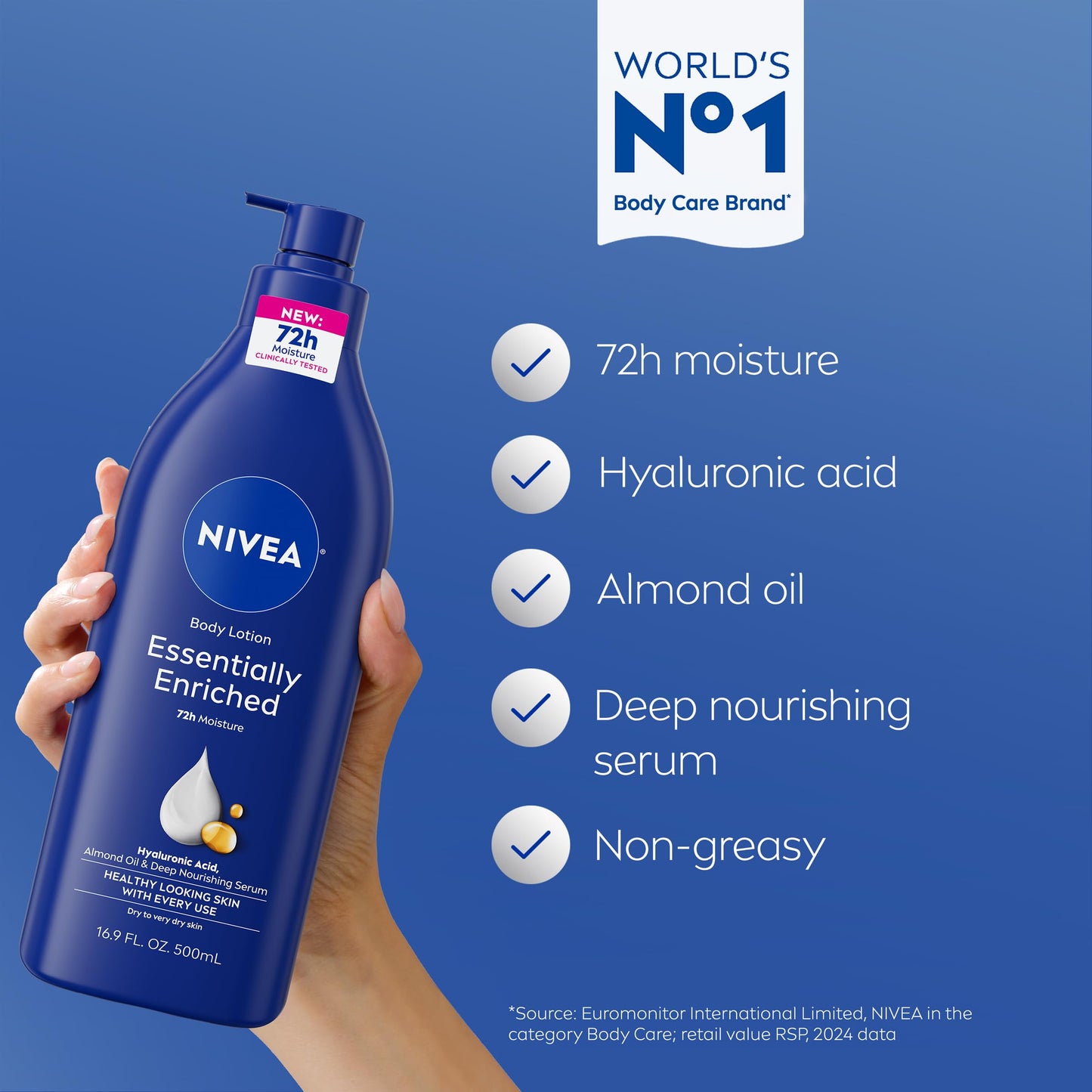 Nivea body lotion for very dry skin texture