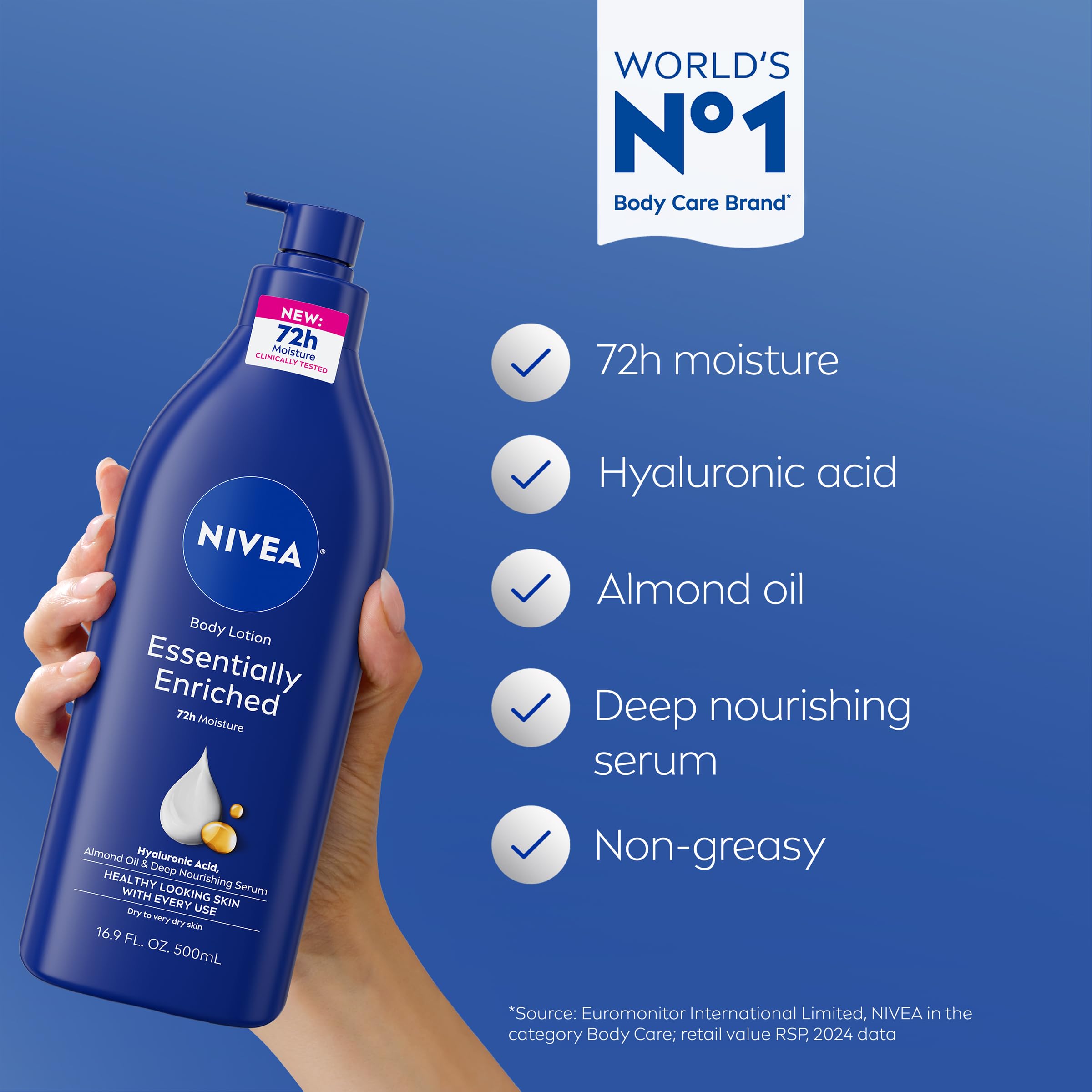 Nivea body lotion for very dry skin texture