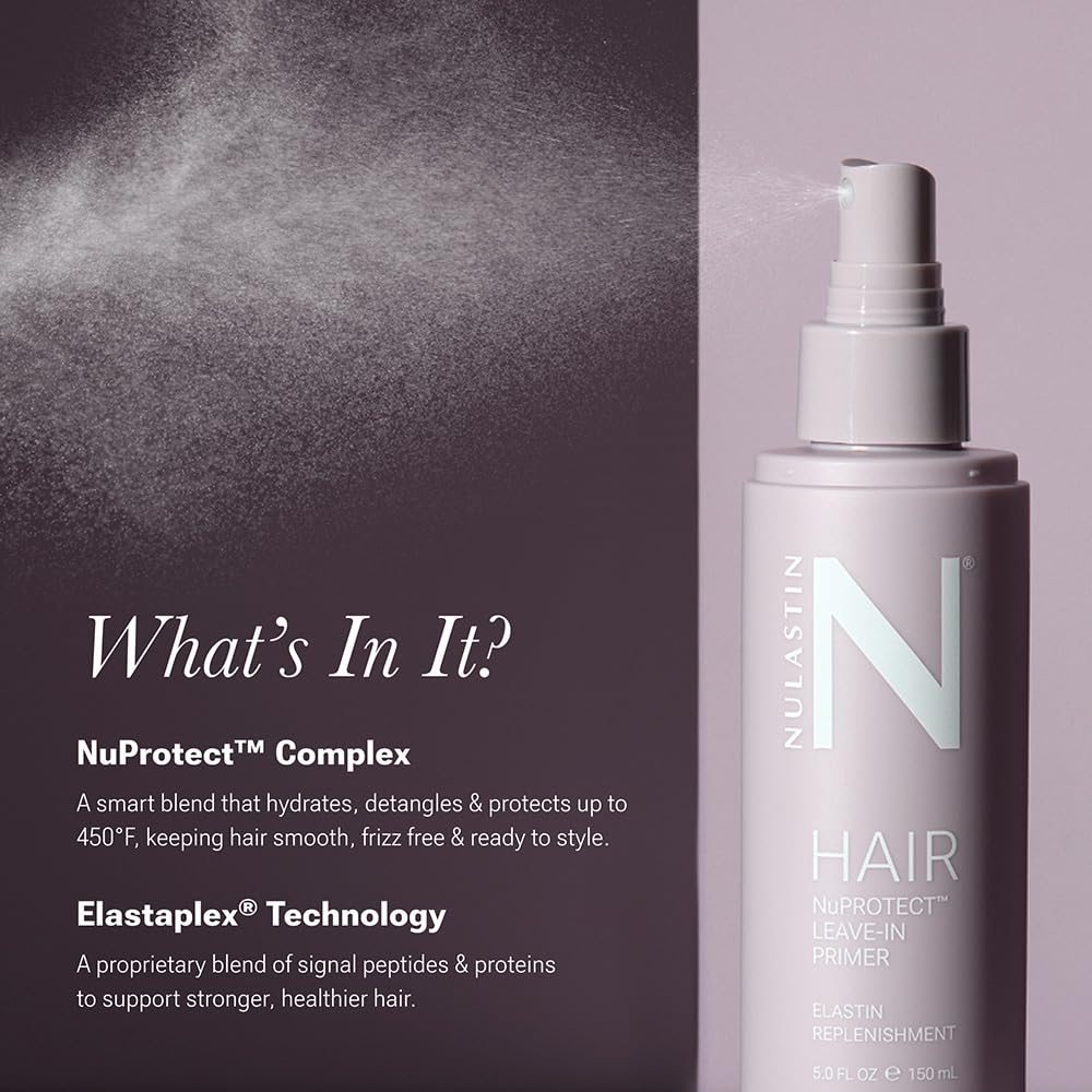 Authentic USA imported Nulastin hair care packaging