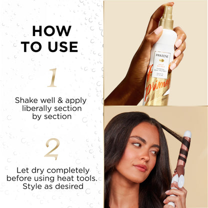 Pantene Pro-V hair thermal primer spray bottle