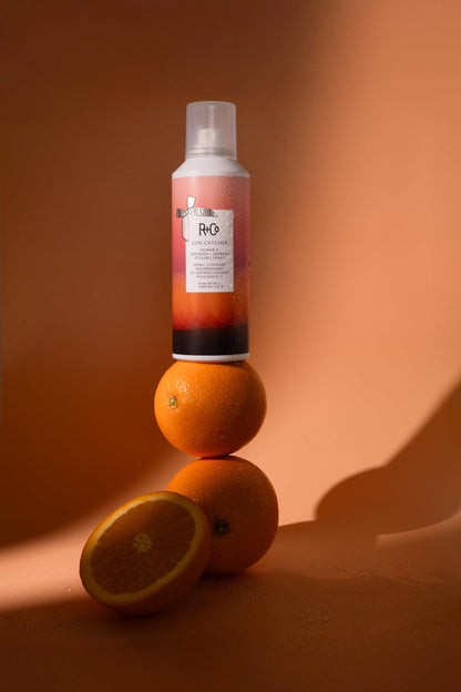 R+Co Sun Catcher Vitamin C hair mist packaging details
