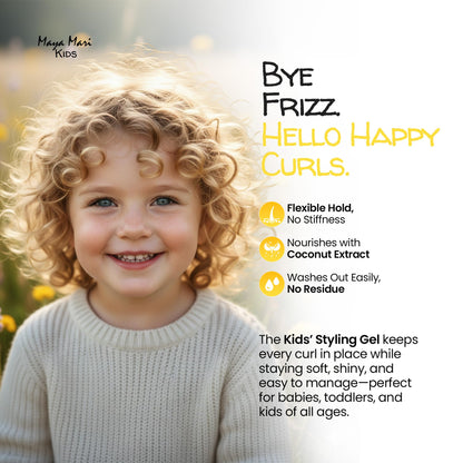 Maya Mari kids styling gel texture and hair benefits