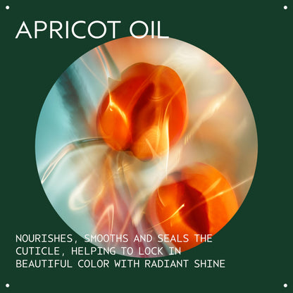 Back label of Aveda silicone free color control spray displaying natural ingredients and directions.