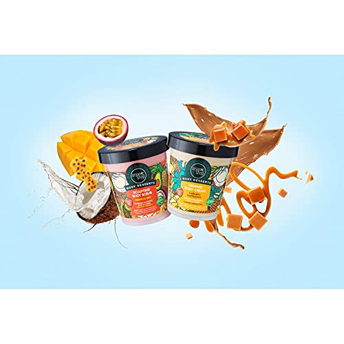 Whipped texture details of Organic Shop Moroccan Orange anti cellulite body moisturizer