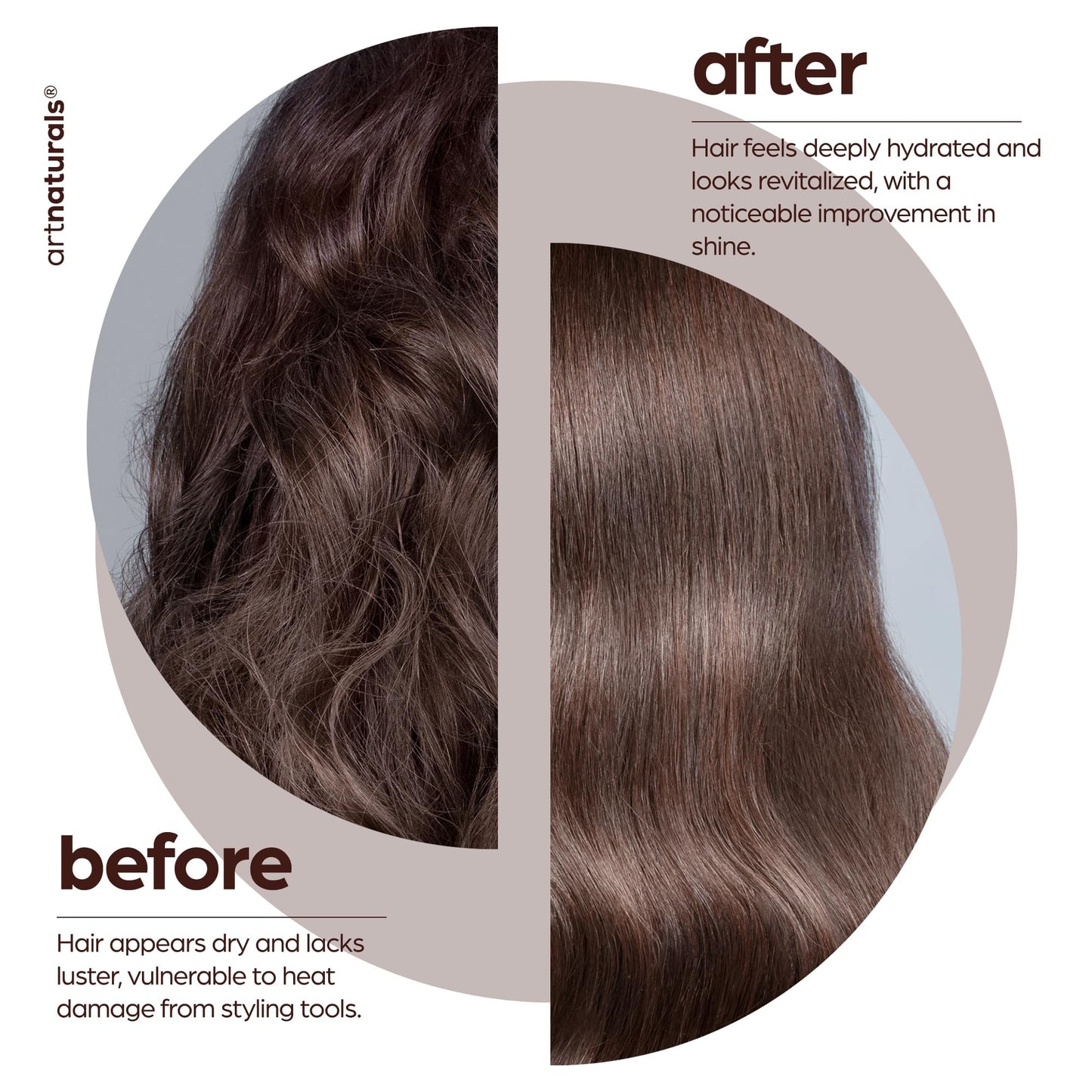 Artnaturals hair protector spray for flat iron styling