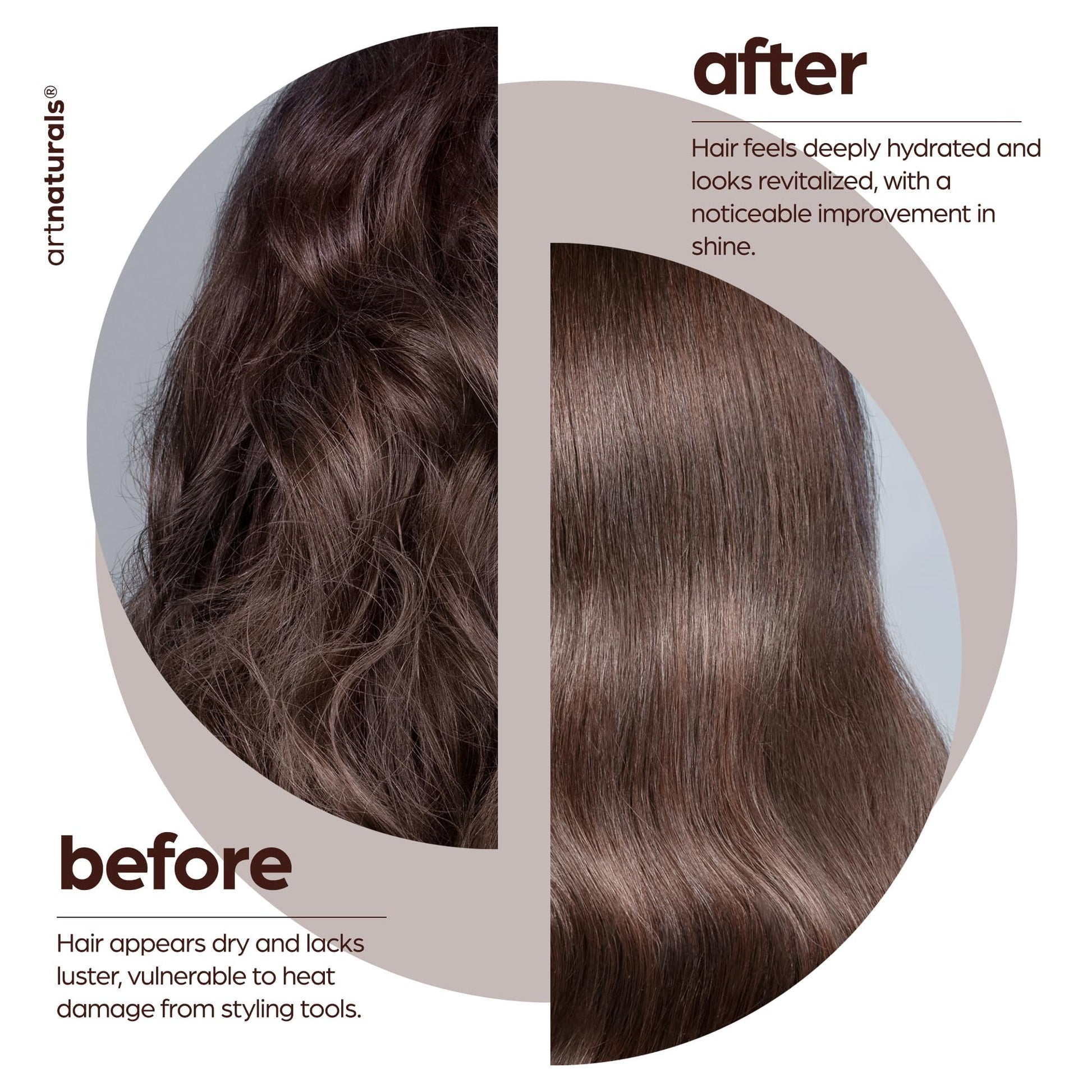 Artnaturals hair protector spray for flat iron styling