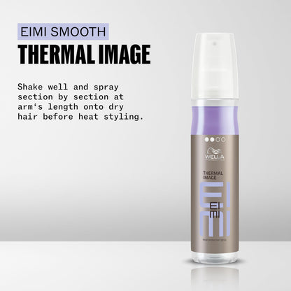 Wella EIMI Thermal Image styling spray showing 150 ml bottle details