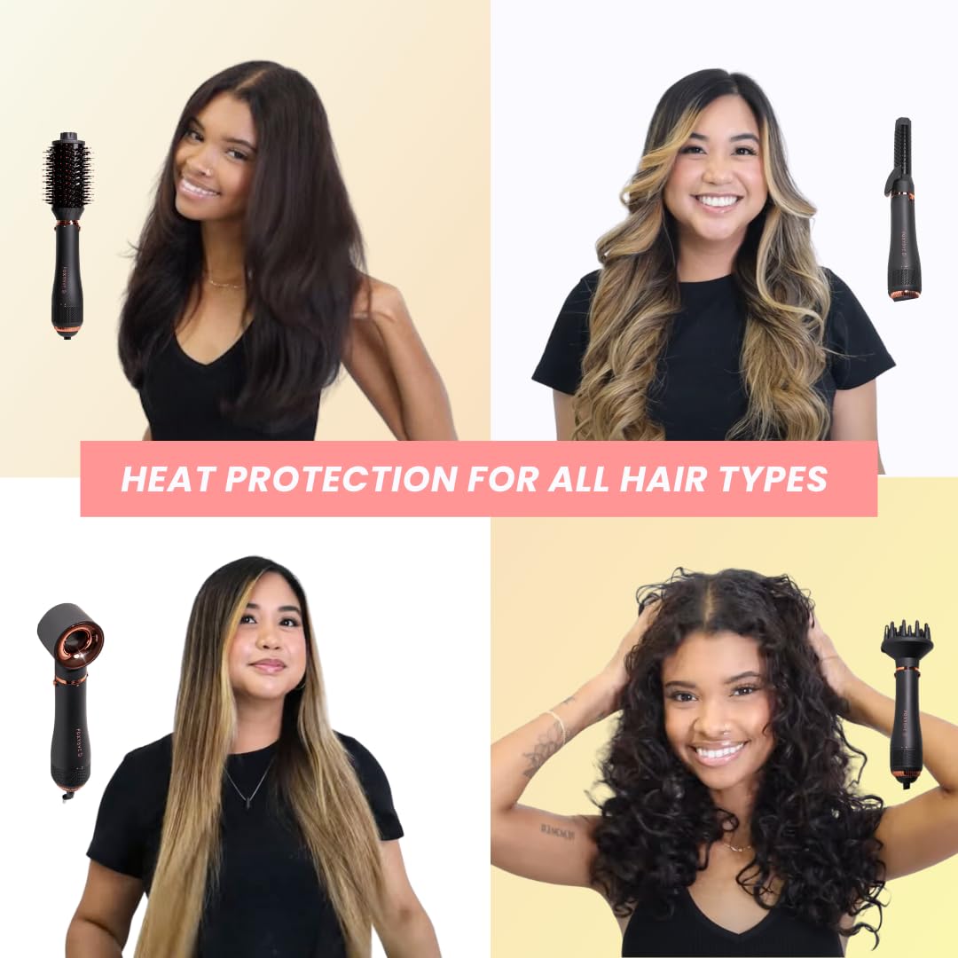 Foxybae Cool Af hair spray next to hair styling tools