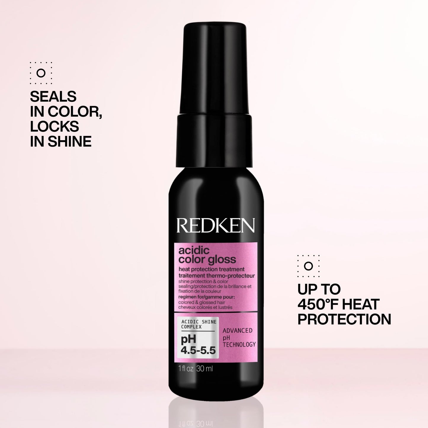 Redken Acidic Color Gloss Spray for color-treated hair application