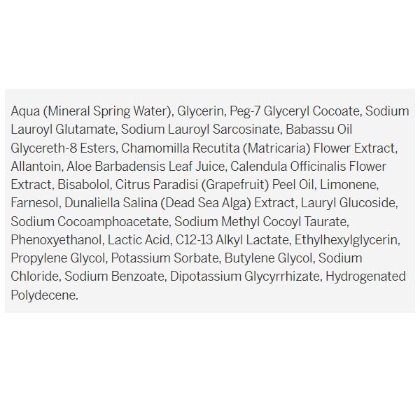 AHAVA Dunaliella algae body cleanser premium packaging view