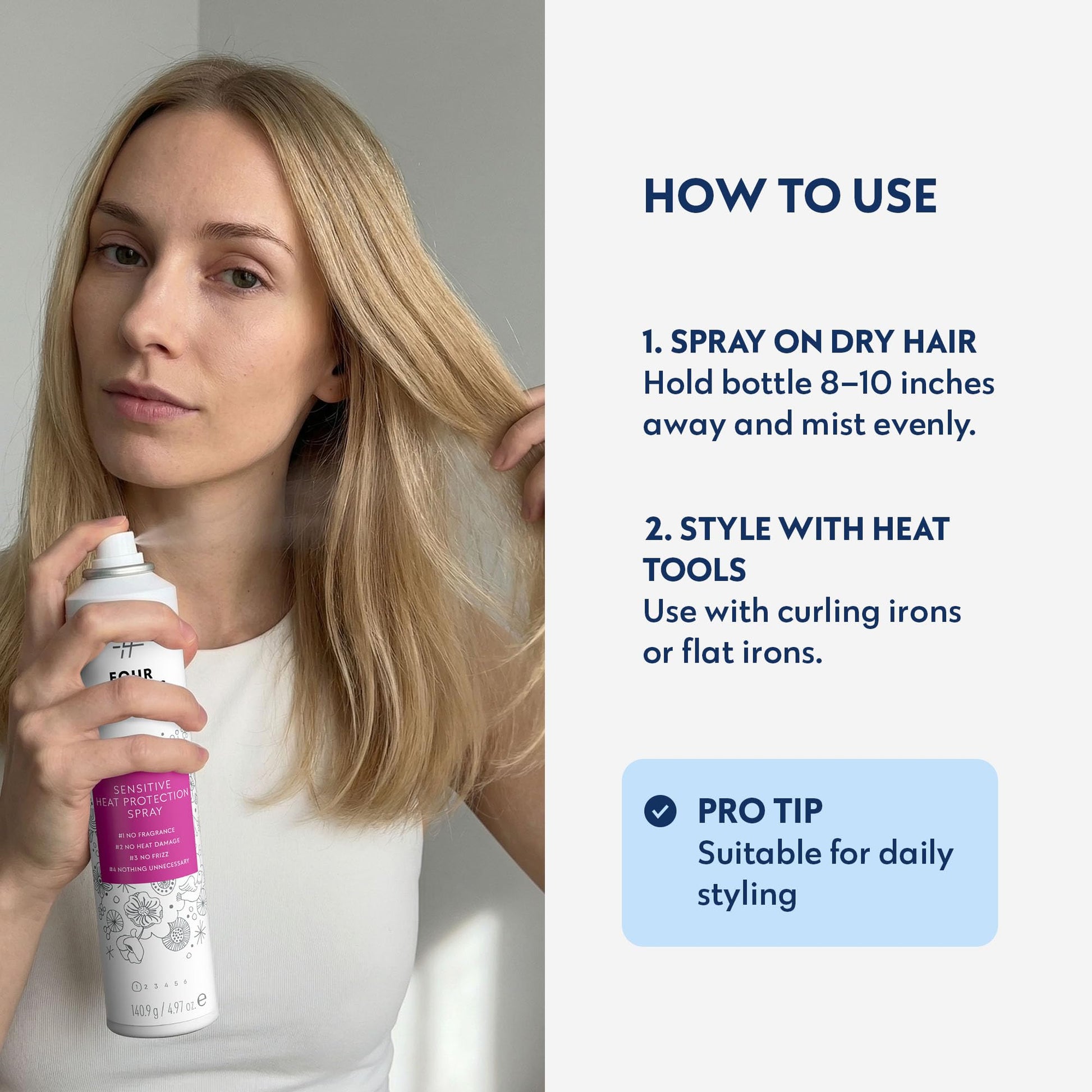 No Nothing hypoallergenic thermal protection spray