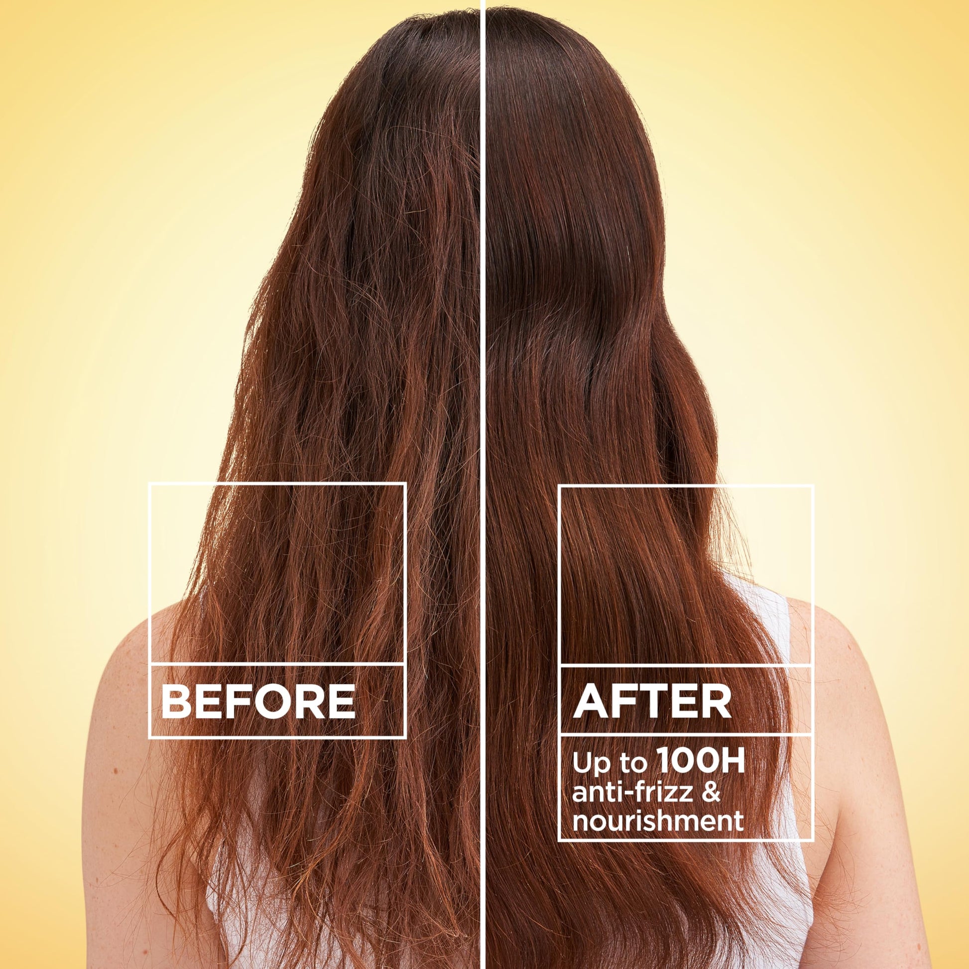 Close up of Garnier Whole Blends honey infused hair spray bottle