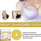 Close up of royal jelly breast firming hydrogel patch design