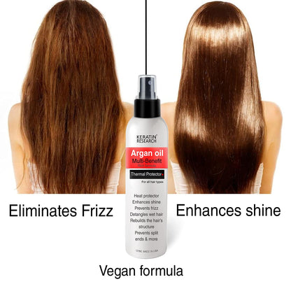 Keratin Research thermal spray for split end prevention