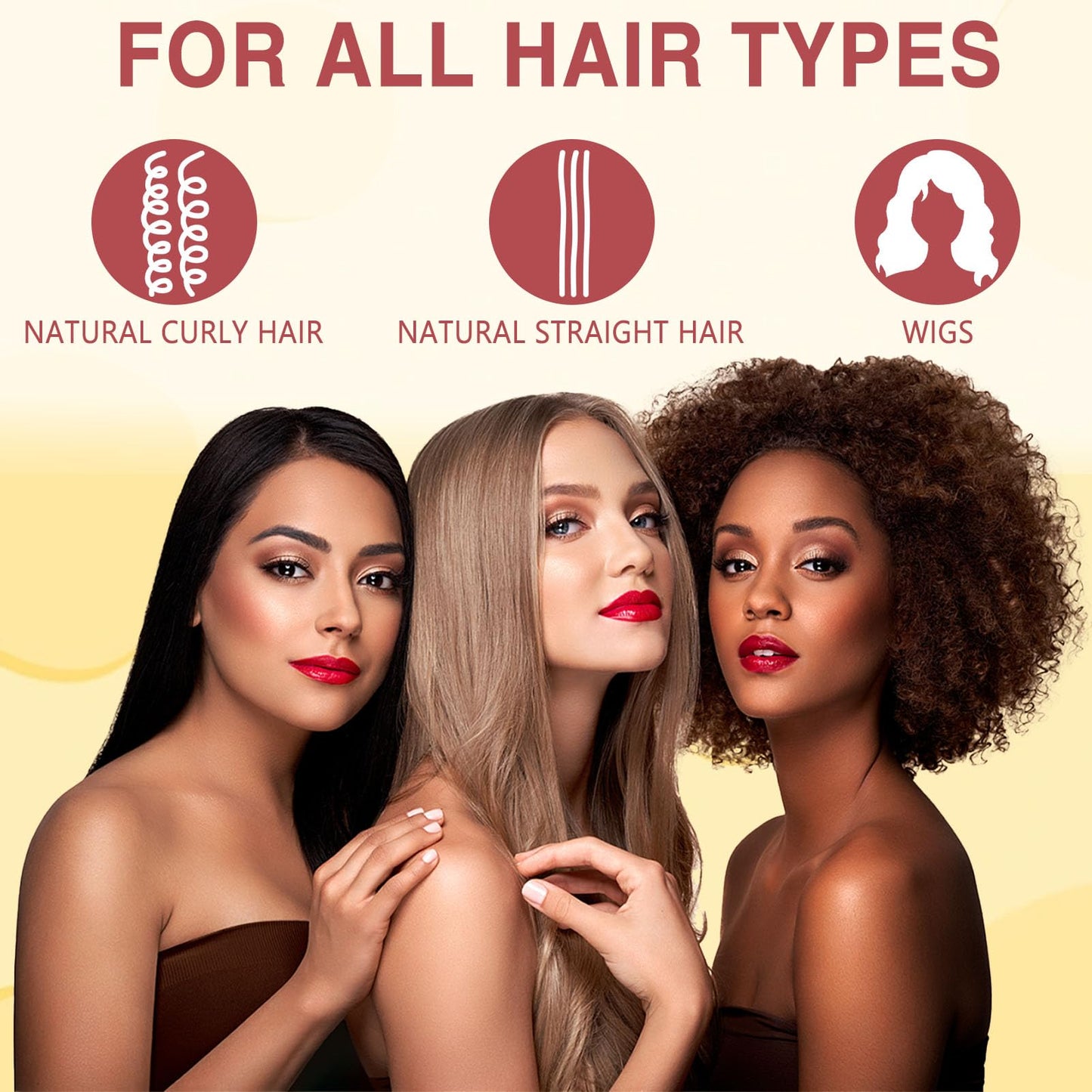 Daily care thermal protectant spray for curly and straight hair