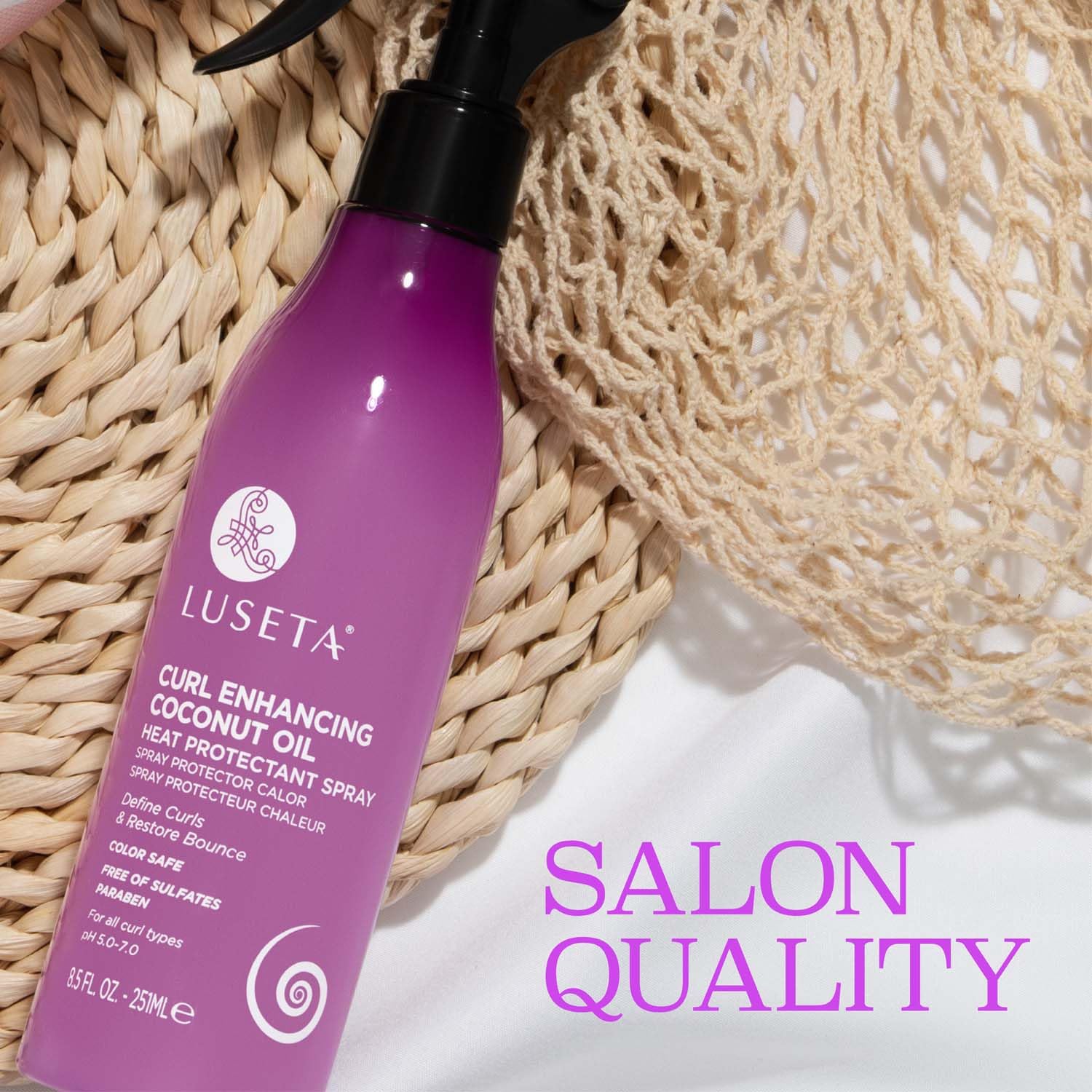 Luseta hair styling product for defining curls
