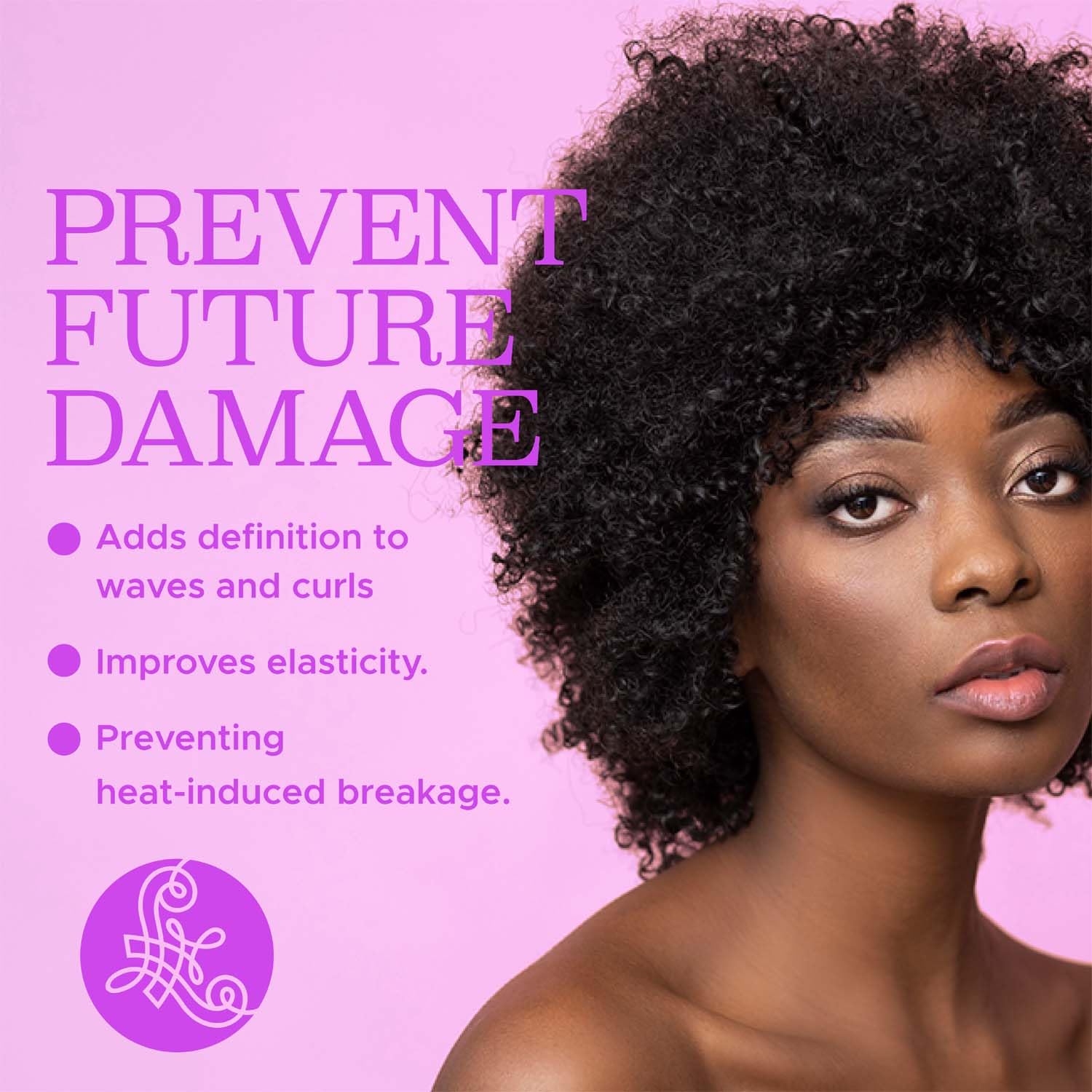 Close up of Luseta coconut and argan oil hair spray