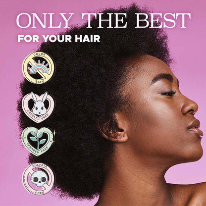 Professional hair heat protectant spray for wavy hair